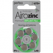  Perfeo ZA675+/6BL Airozinc Premium IMPLANT Plus, 6 , 