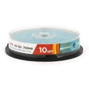  CD-RW Mirex 700Mb 4x-12x, Cake Box, 10 (UL121002A8L)