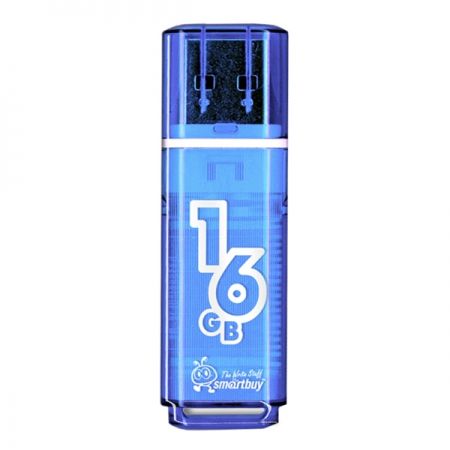 16Gb Smartbuy Glossy Blue (SB16GBGS-B)