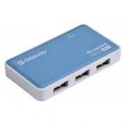 HUB 4-port Defender Quadro Power USB 2.0    (83503)