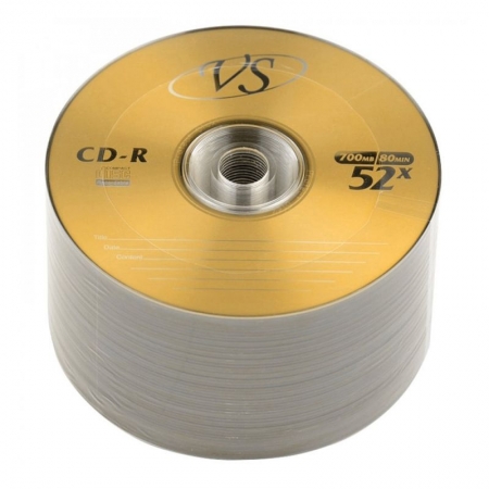  CD-R VS 700Mb 52x, Bulk, 50 (VSCDRB5001/VSCDRB5003)