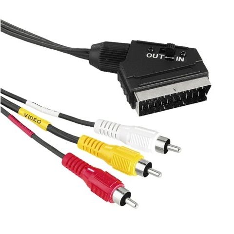  / SCART->3xRCA plug, 1.5 ,  . -, Premier (5-017)