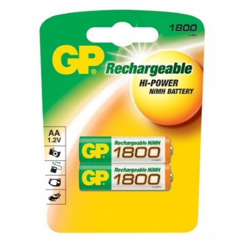  AA GP HR6-2BL 1800/ Ni-Mh, 2, 