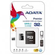   Micro SDHC 32Gb A-Data Premier Class 10 UHS-I +  SD (AUSDH32GUICL10-RA1)