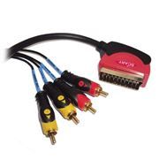  / SCART->4xRCA plug, 2 , , L-Pro