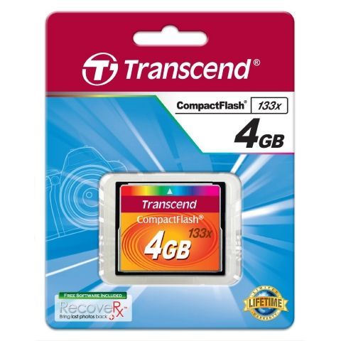   CompactFlash 4Gb Transcend 133x (TS4GCF133)