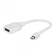  mini DisplayPort/M - DisplayPort/F, , Gembird (A-mDPM-DPF-001-W)