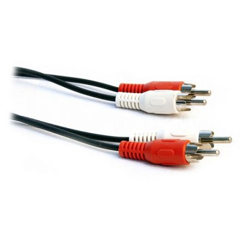  / 2 RCA plug - 2 RCA plug, 5 , Premier (5-004)
