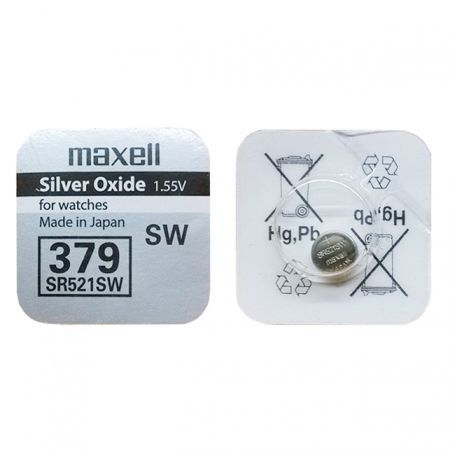  Maxell SR521SW 379 1.55V, 1 , 