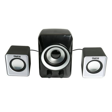  2.1 Dialog Colibri AC-202UP Black-White,   USB