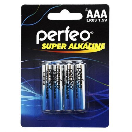  AAA Perfeo LR03/4BL Super Alkaline, 4, 