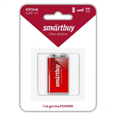  9V Smartbuy 6LR61/1B, ,  (SBBA-9V01B)