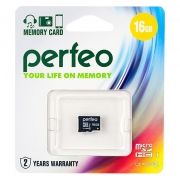   Micro SDHC 16Gb Perfeo Class 10   (PF16GMCSH10)