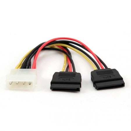   Molex - 2xSATA, 0.30 , Cablexpert (CC-SATA-PSY-0.3M)