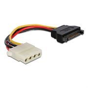   Molex(F) - SATA(M), 0.15 , Gembird (CC-SATA-PS-M)