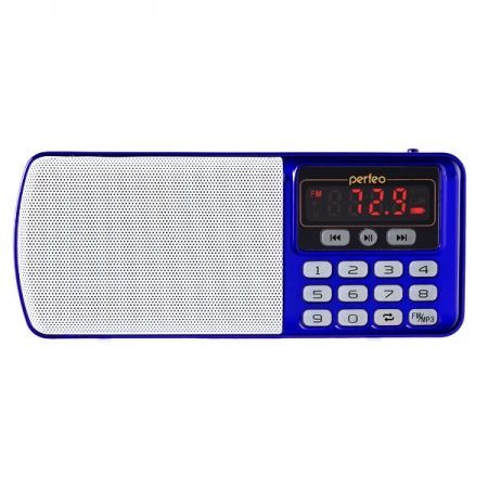    Perfeo , MP3, FM,  (i120-BL)(PF_5027)