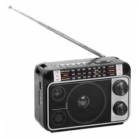 Ritmix RPR-171 Black, FM/AM/SW, MP3
