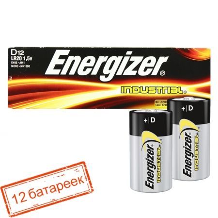  D Energizer INDUSTRIAL LR20/12BOX, 12 , 