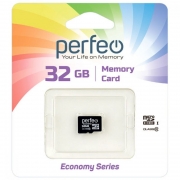   Micro SDHC 32Gb Perfeo Economy series Class 10   (PF32GMCSH10ES)