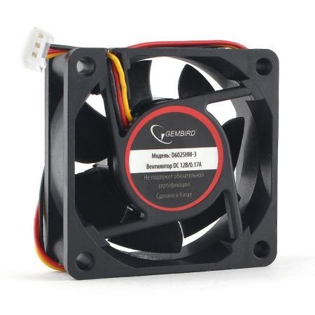  60 x 60 x 25, 3 pin, 12V, . ,  25 , Gembird (D6025HM-3)