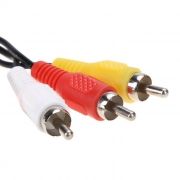  / 3 RCA plug - 3 RCA plug, 2 , 5bites (AC3R-020M)