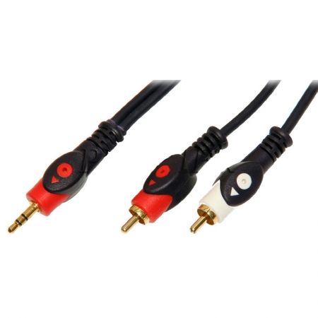   3.5 stereo plug -> 2 RCA plug, 5 , ., Premier (5-234)