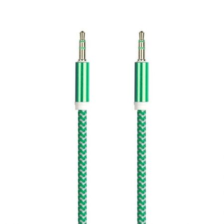   3.5 stereo plug -> 3.5 stereo plug, 1 , , , Smartbuy (A-35-35 green)