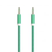   3.5 stereo plug -> 3.5 stereo plug, 1 , , , Smartbuy (A-35-35 green)
