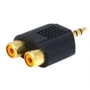  3.5 stereo plug -> 2 x RCA jack, , , Premier (2-210G)