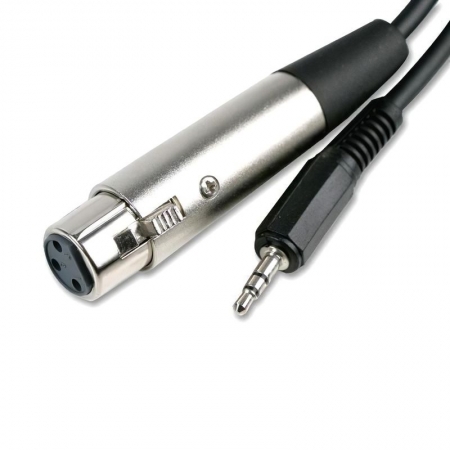   XLR F - 3.5 stereo plug, 1.5 , Premier (5-098)