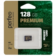   Micro SDXC 128Gb Perfeo Class 10 U3 V30 (PF128GMCSX10V30)