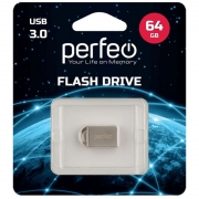 64Gb Perfeo M11 Metal Series USB 3.0 (PF-M11MS064)