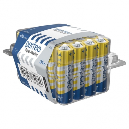 ��������� AA Perfeo LR6/24BOX Super Alkaline, 24 ��, ����������� ����