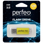 128Gb Perfeo C14 Metal Series Gold USB 3.0 (PF-C14Gl128ES)