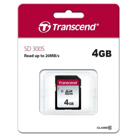   SDHC 4Gb Transcend 300S Class 10 (TS4GSDC300S)