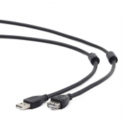   USB 2.0 Am=>Af - 3 , , 2 , Cablexpert (CCF2-USB2-AMAF-10)