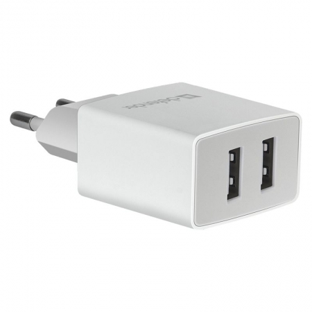   Defender UPA-22 220V->5V 2.1A 2xUSB,  (83580)