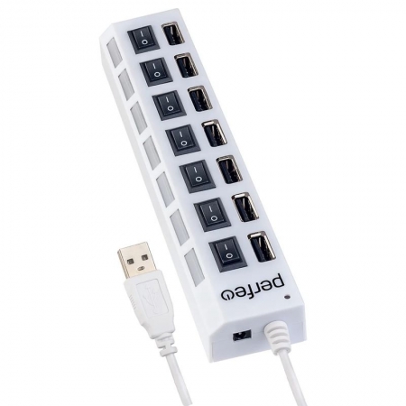 HUB 7-port Perfeo PF-H033, USB 2.0, ,   . ,  (PF_C3224)