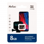   Micro SDHC 8Gb Netac P500 Class 10   (NT02P500STN-008G-S)