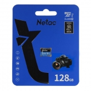   Micro SDXC 128Gb Netac P500 Class 10 U1 80 /c   (NT02P500STN-128G-S)