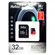   Micro SDHC 32Gb Netac P500 Extreme Pro U1 V10  A1 100 /c   SD