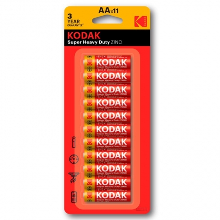  AA Kodak Super Heavy Duty R6 , 11 ,  (KAAHZ-10+1)