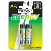  AA  Energy LR6-2BL Alkaline, 2, 