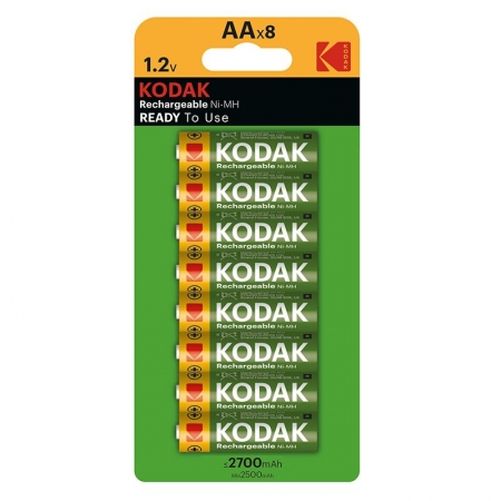 ����������� AA Kodak HR6-8BL 2700��/� Ni-Mh, 8��, �������