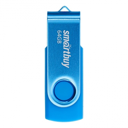 64Gb Smartbuy Twist Blue USB2.0 (SB064GB2TWB)