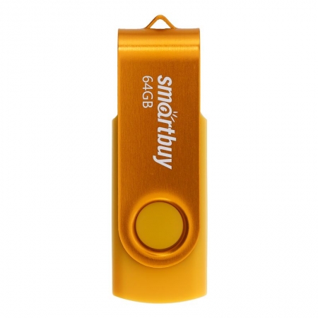 64Gb Smartbuy Twist Yellow USB2.0 (SB064GB2TWY)