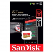   Micro SDHC 32Gb SanDisk Extreme U3 V30 A1 100/   (SDSQXAF-032G-GN6MN)