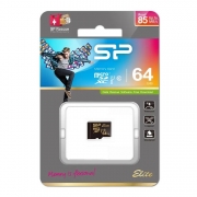   Micro SDXC 64Gb Silicon Power Elite Gold U1   (SP064GBSTXBU1V1G)