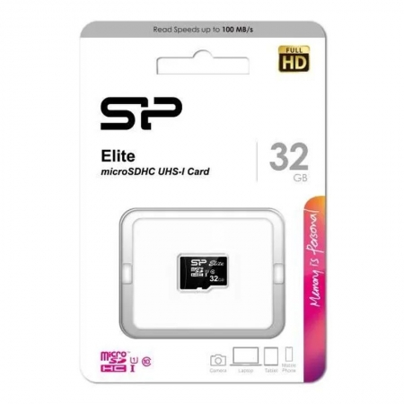   Micro SDHC 32Gb Silicon Power Elite U1  