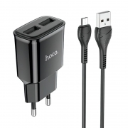   Hoco C88A 2.4 2xUSB +  Micro USB, 